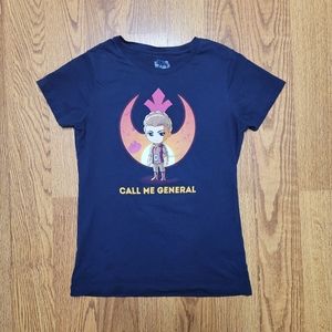 Tee Turtle Star Wars General Leia Tee Shirt